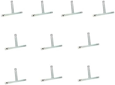GSC International 2003-4-10 Glass Connecting Tube, T-Shaped, 8mm OD, Pack of 10