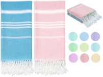 Haleey 2 Pack Turkish Cotton Beach 