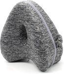 AOCGDDS Heart Shape Knee Pillow,Ergonomic Design, Knee Pillow for Side Sleepers,Hip Alignment Pillow For Sleeping, Alignment Pillow - Relieve Hip Pain & Sciatica, Knee Pillow For Side Sleepers(grey)