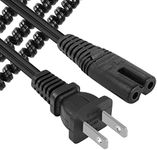 GINTOOYUN AC 2 Prong C8 Power Cord,