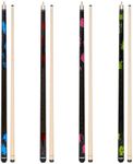 GARSEN 4 Pieces Pool Stick Cue Stick 58 inch 18 oz 19 oz 20 oz 21 oz Billiard House Bar Pool Cue