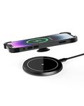 KPON Wireless Charger, 10mm Case friendly for iPhone 16/15/14/13/12 Mini/12 Pro Max/11/SE/Xs/XR/X/8 Plus, Bedside Wireless Charging pad for Apple AirPods Pro and Qi Cordless Mobile Phone