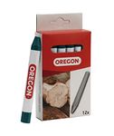 Oregon Multi Surface Marking Crayon – Green, Professional 6 Sided Chalk Markers, Writes on Wood, Metal, Stone, Concrete, Tiles, Ceramic, Plastic, Glass & More (Pack of 12) (295362)