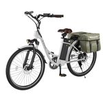 isinwheel U2 Electric Bike for Adults, 26" 500W Peak Ebike Upto 90km & 32km/h, 13Ah Removable Battery, Electric Bicycle with 35-Speed, Dual Suspension & LCD Display for City Commuting Trail