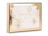 Clintons: Luxury Luxe Christmas Wishes, Pack of 10, 1 Design, Multi-Colour, 202 x 152, 1180937