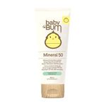 Sun Bum Baby Bum Spf 50 Sunscreen Lotion | Mineral Uva/uvb Face and Body Protection for Sensitive Skin | Fragrance Free | Travel size | 3 Fl Oz, 3 ounces
