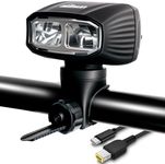 Bike Lights for Night Riding - Aidisun Front Bicycle Light with High/Low Beam 1000 Lumens LED Bike Headlight Rechargeable, Lightweight, Max 12 Hours Battery Life, IP65 Waterproof, 2 Mounting Options