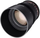 Samyang 85 mm T1.5 VDSLR II Manual Focus Video Lens for Micro Four Thirds Camera