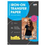 PPD Inkjet PREMIUM T Shirt Transfer Paper A4 for Dark Fabric x 20 Sheets PPD-4-20