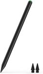 KINGONE Wireless Charging Pencil (2nd Generation) for iPad with Magnetic and Tilt Sensitive, Compatible with Apple iPad Pro 11 inch 1/2/3/4, iPad Pro 12.9 Inch 3/4/5/6, iPad Air 4/5, mini6 (Black)