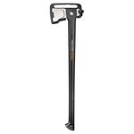 Fiskars Ultra Splitting Axe U32, powerful axe for splitting large logs, ToughCoat coating, optimised balance, carbon steel blade/FiberComp handle, 81.5 cm, black, 1086011
