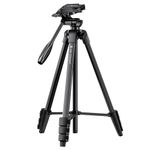 K&F Concept B174A1 Lightweight Tripod for Camera Phone, 60 inch/152cm Tripod for Smartphone with Phone Holder, Travel Tripod for Camera with Cold Shoe, Aluminium Compact Tripod with Bluetooth Remote