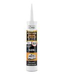 Ziollo RV Flex Repair Caulking Lap Sealant - Self Leveling EPDM Sealant for Rubber Roofs on Motorhomes, Trailers, Campers (White, 1-10 oz Tube of RV Caulk)