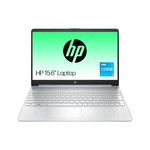 HP 15.6" Laptop | Intel core i3-1215U Processor | 4 GB RAM | 128 GB SSD | Intel UHD Graphics | FHD Display | Up to 7hrs battery | Win 11 | Dual Speakers | Natural Silver | 15s-fq5020sa