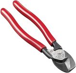 Klein Tools 63215 Cable Cutter, High-Leverage 6.5-Inch Compact, Forged from US Made Steel, Ideal for Cutting Aluminum and Copper Cable