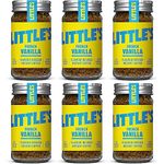 Little's Instant Coffee (Pack of 6) French Vanilla Flavoured Coffee Powder - Freeze Dried Coffee Instant, Infused with Madagascan Vanilla - Perfect for Vanilla Latte or Iced Coffee - 6 x 50g