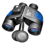 BARSKA Deep SeaWaterproof Floating Binocular w/Internal Rangefinder & Compass,Blue, 7x50