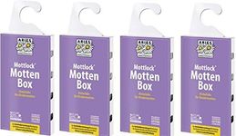 Aries Mottlock Moth Box, Adhesive Trap Against Clothes Moths - Infestation Monitoring (Monitoring) Pheromone Attractant, 4 x 1 Piece