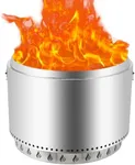 GarveeLife 27in Smokeless Fire Pit,