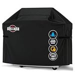 Grillman Grill Cover Gas BBQ Cover fits Weber BBQ, Brinkmann, Char Broil, Outback & more - Large BBQ Cover Waterproof, Heavy Duty, Windproof, Rip-Proof & UV Resistant (152 L x 71 W x 112 H cm, Black)
