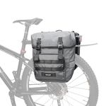 Rhinowalk Bike Pannier Bag 40L Double Pannier Bags Saddle Bags for Rear Rack Bicycles with Carrying Handle with Reflective Trim Professional Cycling Accessories-Grey