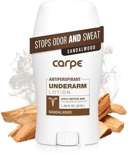 Carpe Clinical Strength Underarm Antiperspirant and Deodorant, Sandalwood Scent