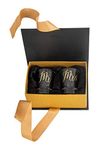 AICA Mr & Mrs Shot Glasses with Gift Box Packging Set of 2 (60ml) | Gift for Couple,clear