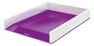 Leitz WOW Duo Colour 53611062 Letter Tray Set of 4 Purple