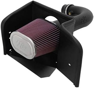 K&N Cold Air Intake Kit: Increase Acceleration & Towing Power, Guaranteed to Increase Horsepower up to 9HP: Compatible with 4.7L, V8, 2002-2012 Dodge Ram 1500, 57-1529