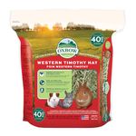 Oxbow Animal Health Western Timothy Hay For Pets, 40-Ounce/1.13 Kg,For Small Pets Like Rabbit, Guinea Pig