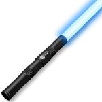 JQTOYD Lightsaber, Aluminum Metal Lightsaber for Kids Adults, Rechargeable Dueling Light Saber with 14 RGB Colors, Star Wars Cosplay Christmas Birthday Gifts for Boys Ages 5 6 7 8 9 10 Year & up