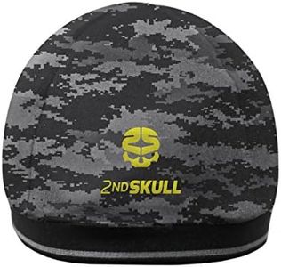 2nd Skull Protective Sports Cap - Camoflauge Impact-Reducing Protective Headgear; Thin, Lightweight Athletic Headwear; Safety Head Protection Designed to Defend Against Odor and Stains (Youth)