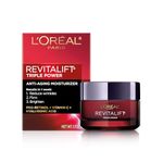 L'Oréal Paris Day Cream, Reduces Look of Wrinkles & Firms Skin, with Pro-Retinol, Vitamin C & Hyaluronic Acid, Revitalift Triple Power LZR, 50ml