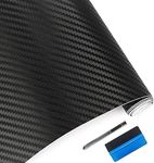 LZLRUN 3D Carbon Fiber Vinyl Wrap -