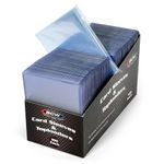 BCW Card Sleeve and Toploader Combo Pack | Premium Rigid PVC Toploaders and Acid-Free Polypropylene Penny Sleeves | Great for Football, Baseball, Magic The Gathering, Pokemon (100 Count)