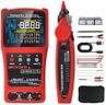 Network Cable Testeur de fil Tracker Générateur de tonalité Ethernet Testeur Multimètre VFL 3 en 1 RJ45 CAT5 CAT6 CAT7 CAT8 RJ11 Tone BNC Testeur PoE Câble Longueur