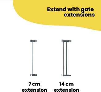 Safety 1st Metal Baby Gate – Black Child Safety Barrier
