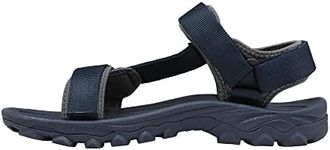 NORTIV 8 Men's Sports Sandals Open Toe Lightweight Summer Outdoor Walking Sandals Dark Blue Grey Size 12 M US LANGDO