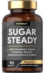 Blood Sugar Support Supplement | 90 Tablets | with Chromium, Ceylon Cinnamon Extract & Gymnema Extract | Suitable for Vegetarians | by Horbaach