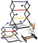 TGU Ladder Toss Games, Ladder Ball Set - Instant Setup, Folding System | Outdoor Games for Backyard Lawn Yard Beach Park & Tailgate, Black (EOL207402022), Set of 2