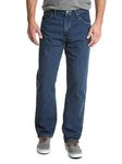 Wrangler Men's Authentics Classic Relaxed Fit Jean, Dark Stonewash, 34W x 32L