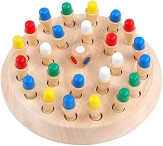 EACHHAHA Juguetes Montessori 4 años,Ajedrez de Memoria,Juego de Mesa,Juego de Memoria,Ayuda a Mejorar la Memoria y la percepción del Color.Juegos educativos para niños de 3 4 5 años