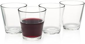 "Enoteca" Italian Wine Bar Stemless Wine Glass 4-Piece Set (Gift Box Collection)