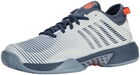 K-Swiss Hypercourt Supreme, Zapato de Tenis Hombre, Blue Blush Orion Blue Scarlet Ibis, 46 EU