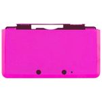OSTENT Anti-Shock Hard Aluminum Metal Box Cover Case Shell for Nintendo 3DS Console Color Rose Red