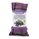 Cassandra Cotton Tartan Wheat and Lavender Filled Heat and Cool Pack. 42cm