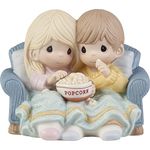 Precious Moments Couples Figurine | Life is Butter Together Bisque Porcelain Figurine | Gift for Wife, Girlfriend | Anniversary, Birthday Gift