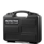 GunAlly Heavy-Duty Pistol Case Lockable Pistol Case with Foam ABS Durable Waterproof Plastic Box