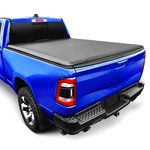Tyger Auto T1 Roll Up Truck Bed Tonneau Cover TG-BC1D9046 Works with 2019 Dodge Ram 1500 Without Ram Box | Fleetside 5.7' Bed