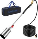 Propane Torch Weed Burner Kit,High Output 1,800,000 BTU with Self Igniter & Storage Bag,Heavy Duty Blow Torch Flamethrower with Turbo Trigger and 10FT Hose for Weeding,Roof Asphalt,Ice Snow